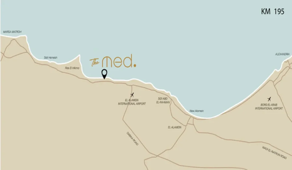 ذا ميد الساحل الشمالي | The Med North Coast 2026 1 موقع قرية ذا ميد رأس الحكمة
