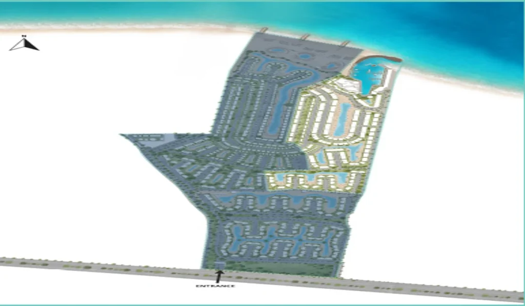 سولت مارينا الساحل الشمالي | Salt Marina North Coast 1 ماستر بلان سولت مارينا الساحل الشمالي