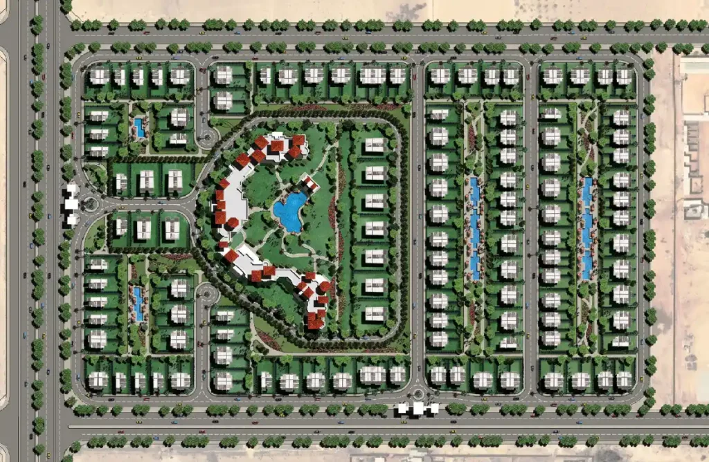 التخطيط والتصميم المعماري في كمبوند الباتيو فيرا الشيخ زايد - El Patio Vera El Sheikh Zayed Masterplan
