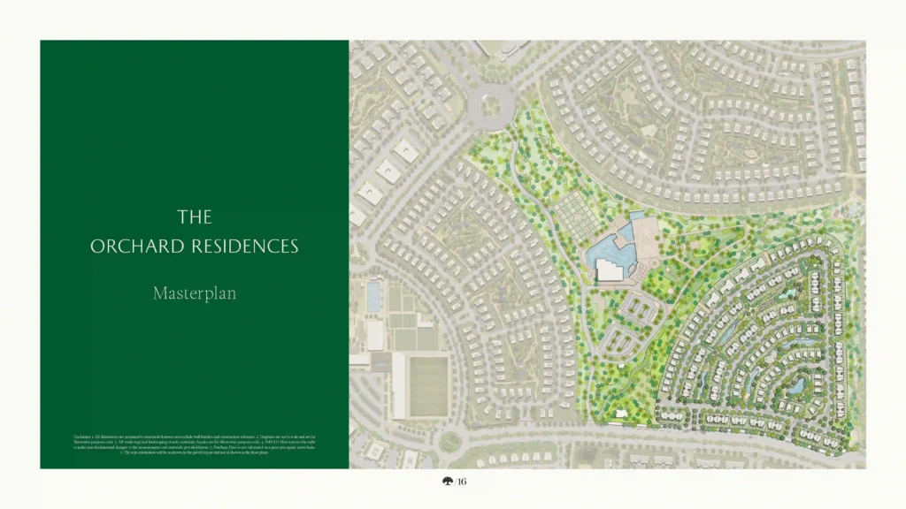 Orchard Villas El Burouj El Shorouk | أورتشارد فيلاز البروج الشروق 1 التخطيط والتصميم المعماري لمشروع أورتشارد فيلاز البروج - Orchard Villas El Burouj Masterplan