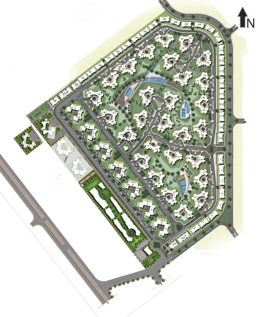 ماستر بلان بالم باركس بالم هيلز Palm Parks Master Plan