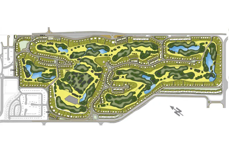 كمبوند بالم هيلز جولف فيوز أكتوبر | Palm Hills Golf Views 1 ماستر بلان بالم هيلز جولف فيوز Golf Views Master Plan