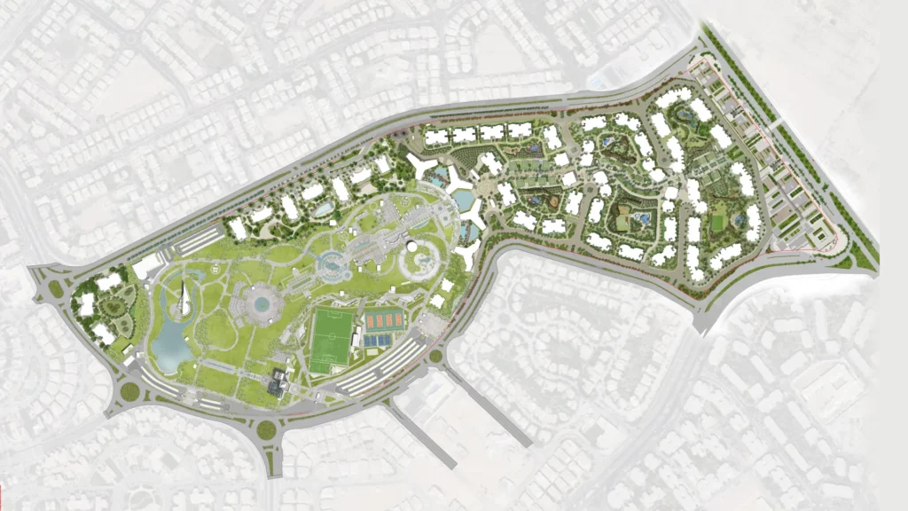 ماستر بلان كمبوند زيد ويست الشيخ زايد ZED West Master Plan