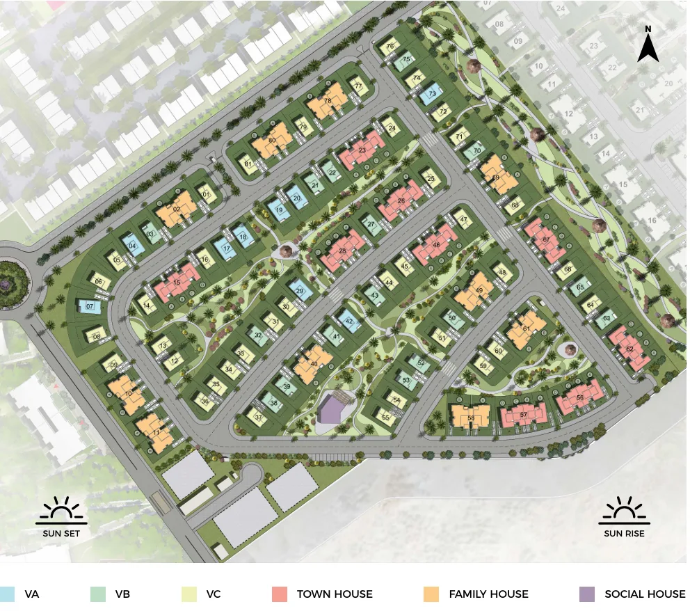 ماستر بلان ميدوز سوديك ايست Meadows Master Plan