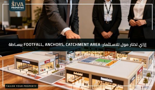 إزاي تختار مول للاستثمار- Footfall, anchors, catchment area ببساطة