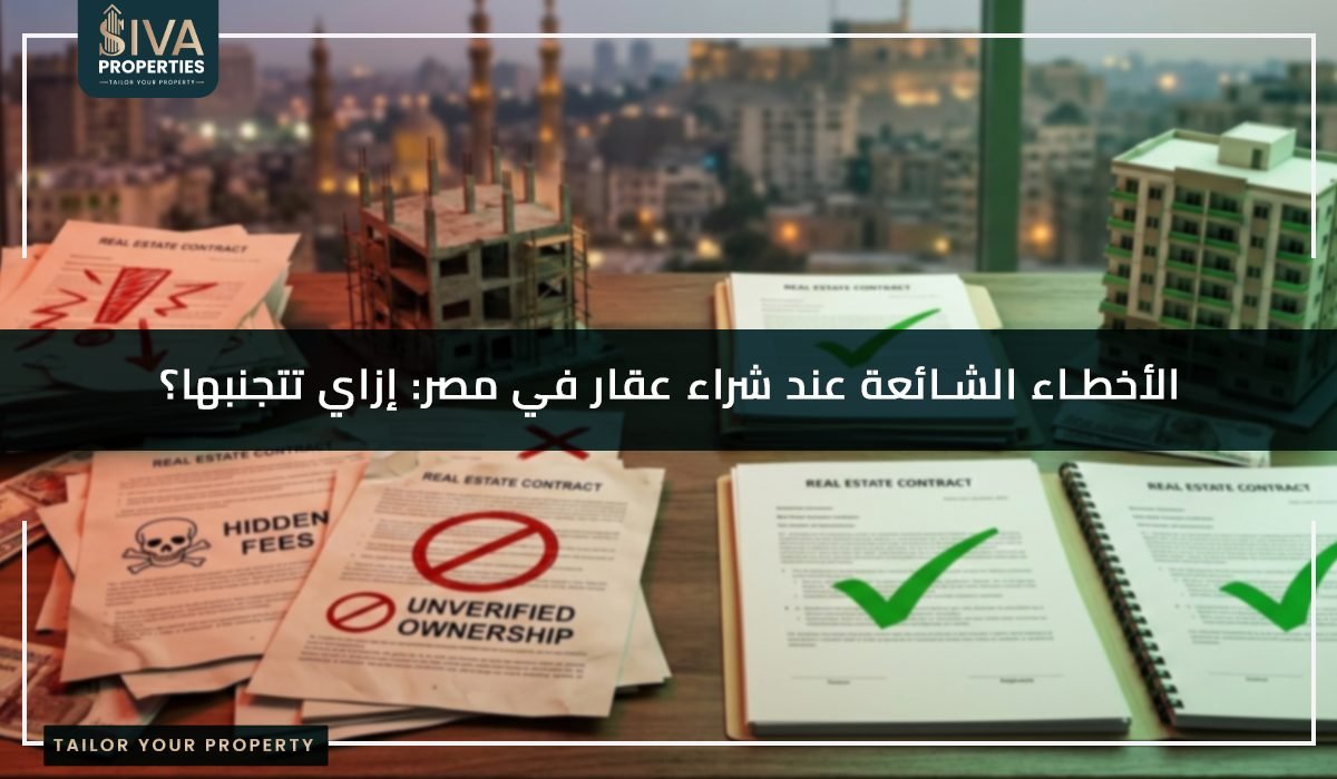أكثر الأخطاء الشائعة عند شراء عقار في مصر وطرق تجنبها