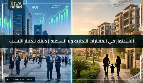 الاستثمار في العقارات التجارية ولا السكنية؟ عيوب ومميزات