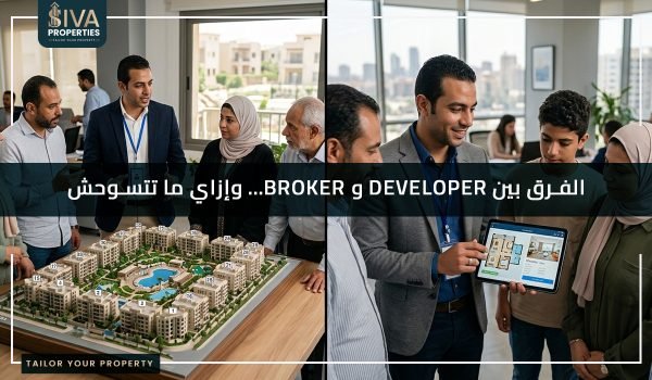 الفرق بين Developer و Broker… وإزاي ما تتسوحش