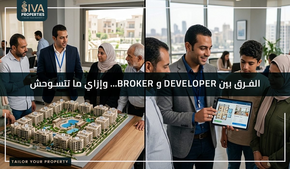 الفرق بين Developer و Broker… وإزاي ما تتسوحش