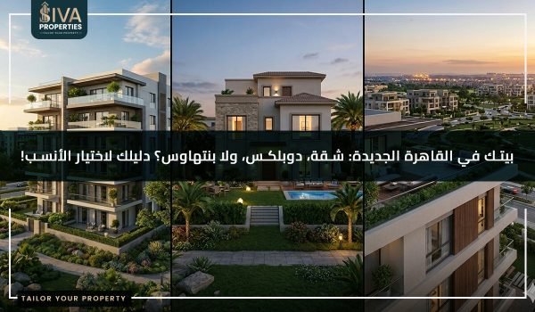 إزاي تختار بين شقة، دوبلكس، أو بنتهاوس في القاهرة الجديدة؟