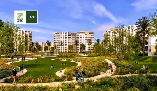 المساحات الخضراء في كمبوند زيد ايست